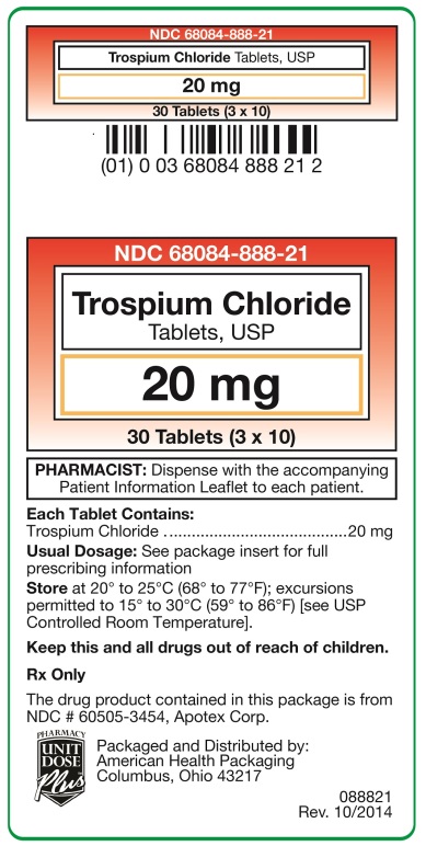 Trospium Chloride tablets 20 mg Label