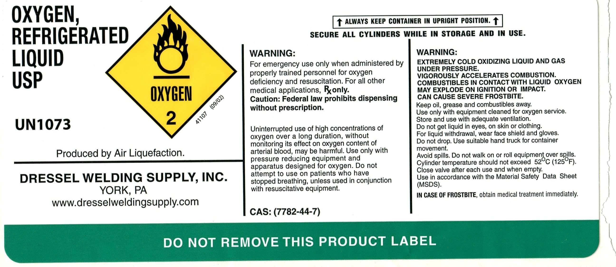 image of USP LOX label