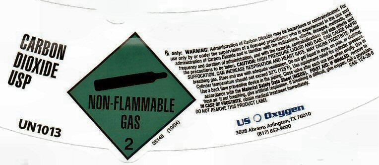 US Oxygen co2 sl Label