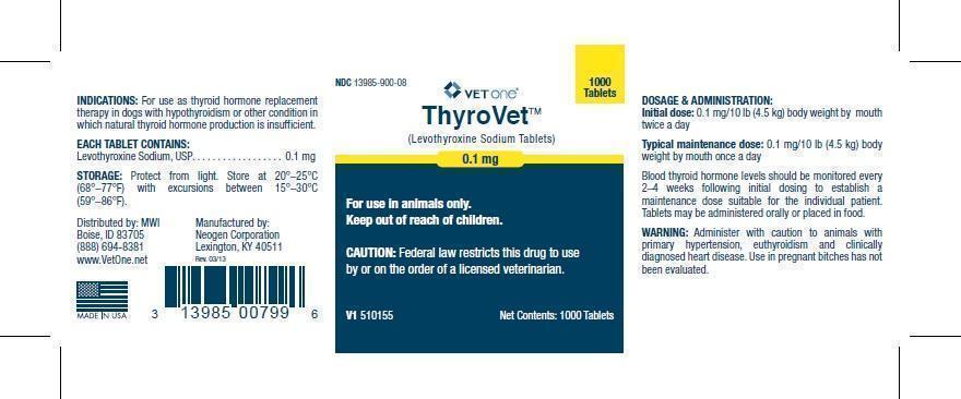 VETone ThryoVet 0.1 mg 1000