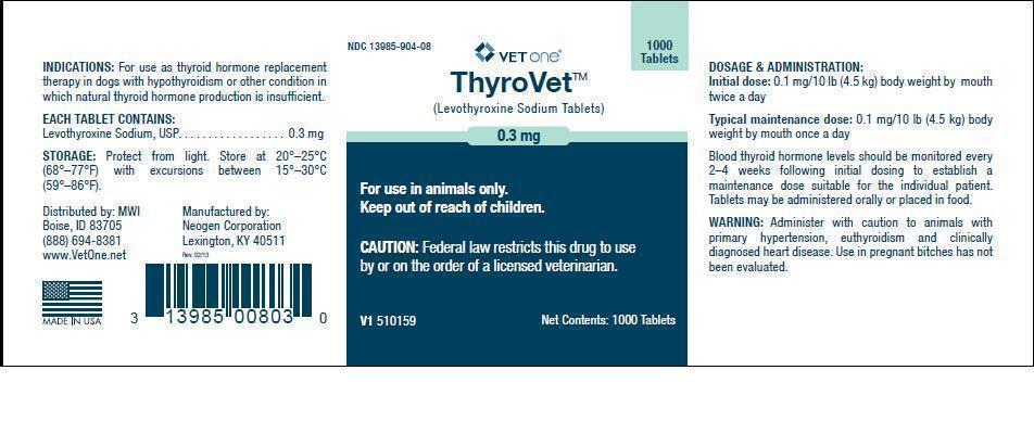 VETone ThyroVet 0.3 mg 1000