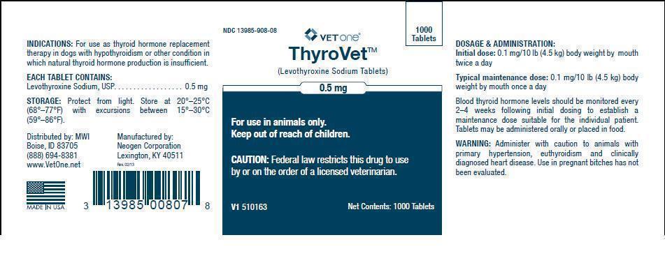 VETone ThyroVet 0.5 mg 1000