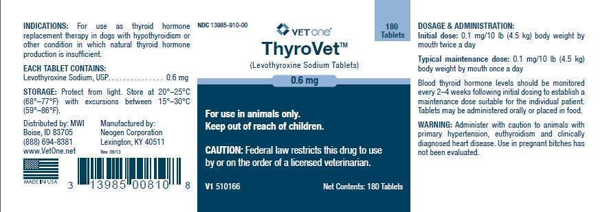 VETone ThyroVet 0.6 mg 180