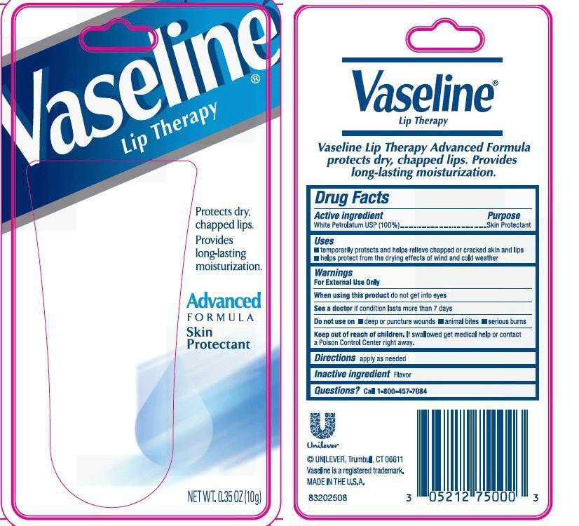 Vaseline Lip Therapy Advanced 0.35 oz blister card