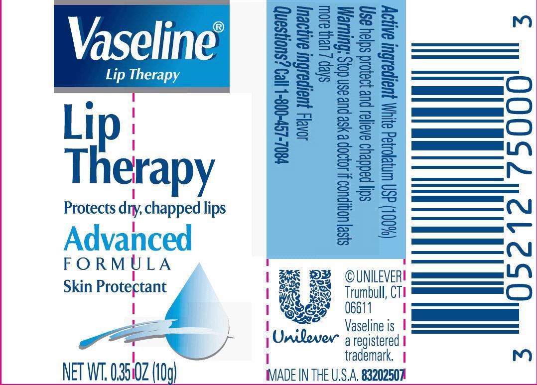 Vaseline Lip Therapy Advanced 0.35 oz PDP