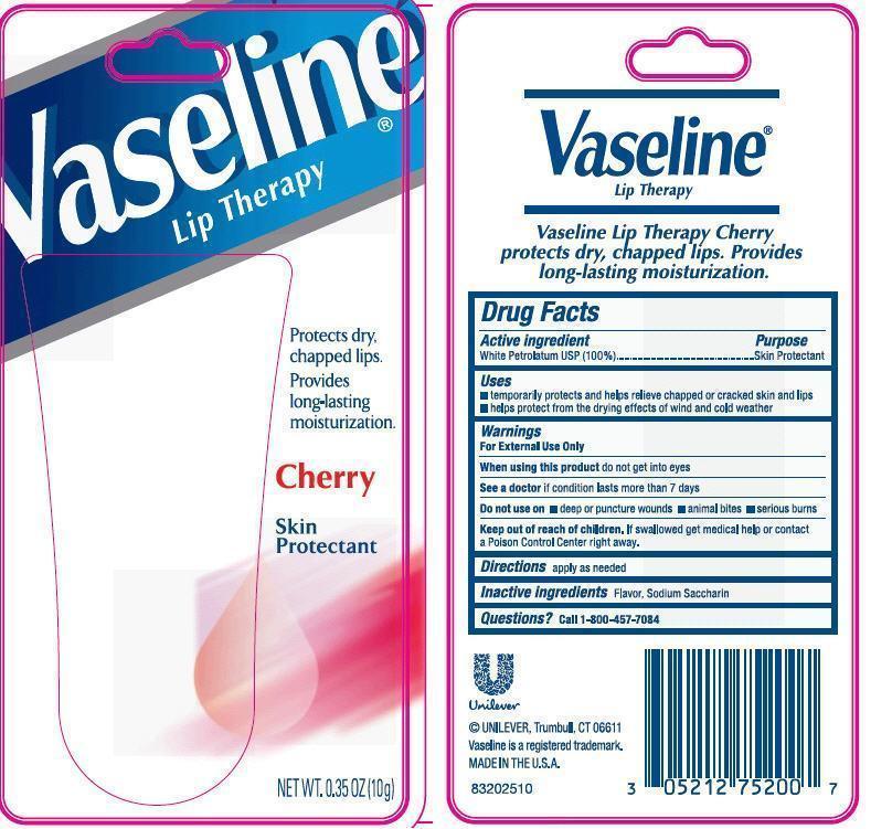 Vaseline Lip Therapy Cherry 0.35 oz blister card