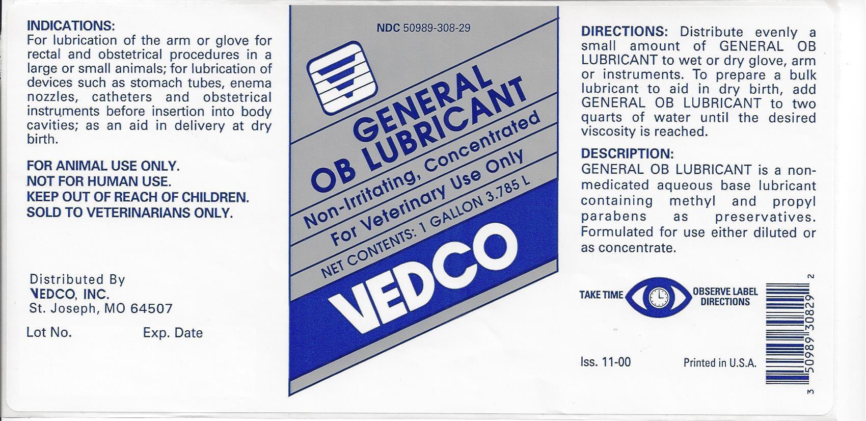Vedco General OB Lubricant