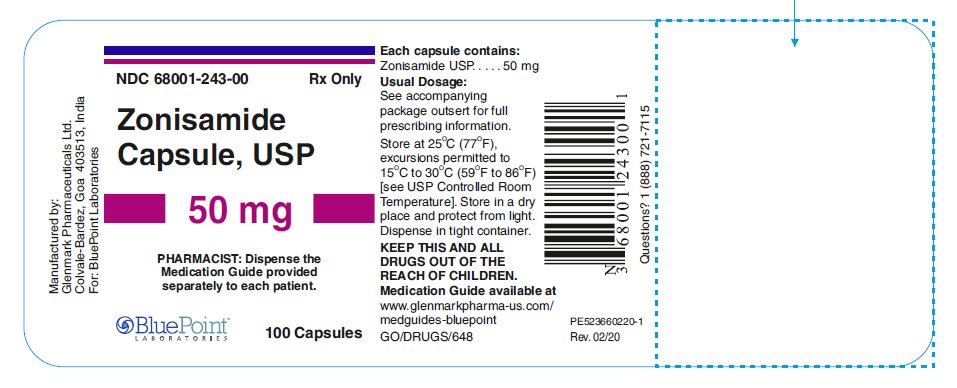 Zonisamide Capsule UPS 50 mg