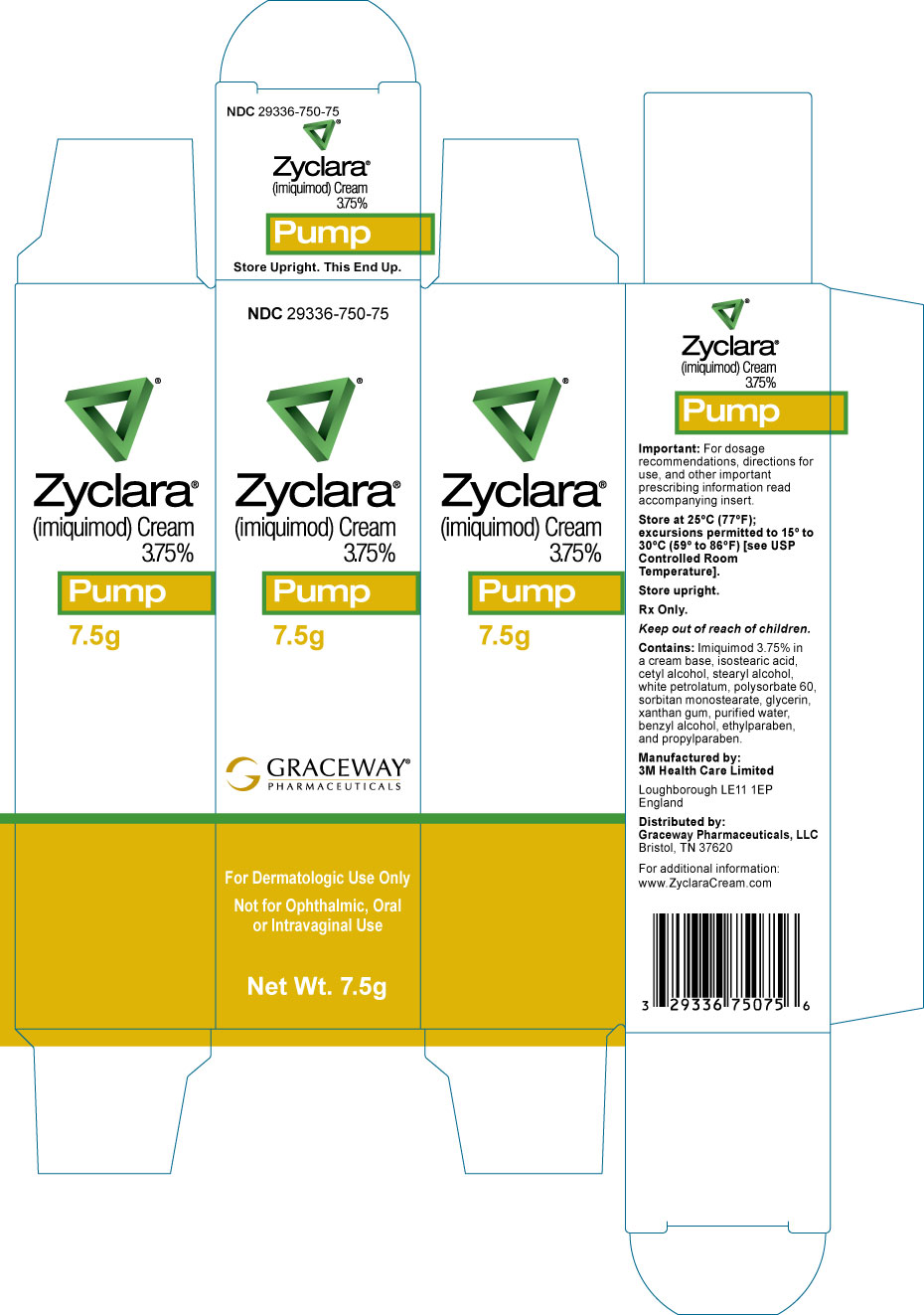 Zyclara - 7.5 pump carton