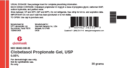 Clobetasol Propionate Gel 30g Label
