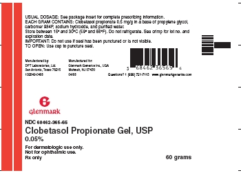 Clobetasol Propionate Gel 60g Label