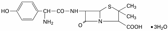 amoxicillin chemical structure
