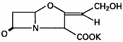 clavulanate potassium chemical structure