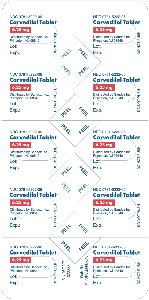 Carvedilol Tablets, 6.25 mg Blister Card