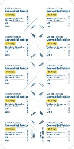 Carvedilol Tablets, 12.5 mg 60s Blister Card