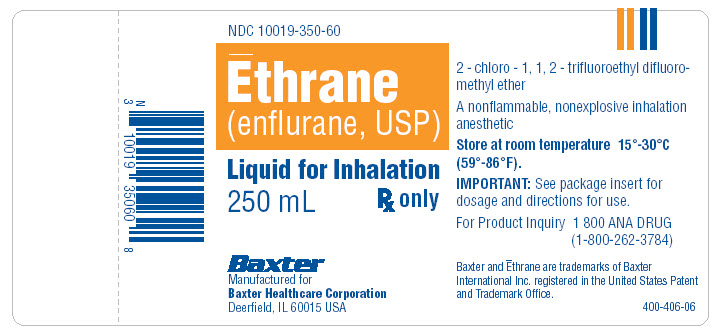 Ethrane Container Label NDC 10019-350-60