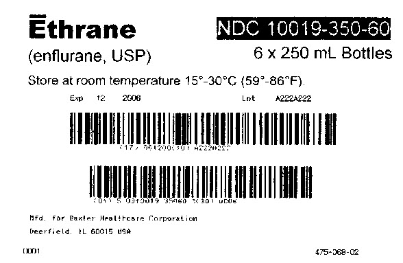 Ethrane Carton Label - NDC 10019-350-60
