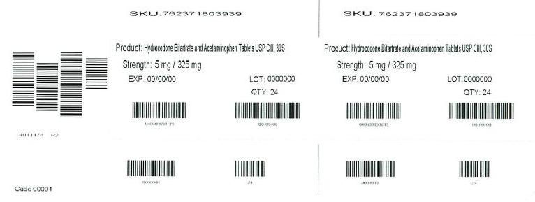 HBA 5mg/325mg Label