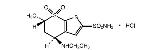 Dorzolamide Structural Formula