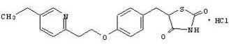 pioglitazone hydrochloride chemical structure