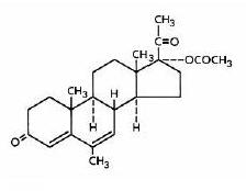 megestrol acetate structural formula