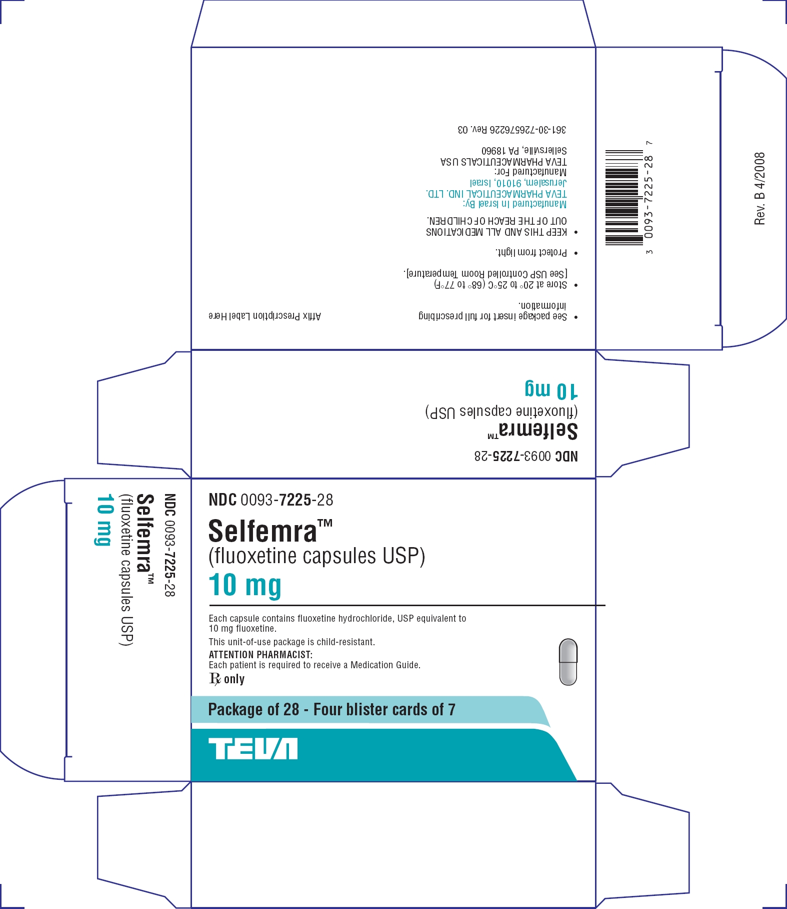 Image of 10 mg Blister Package