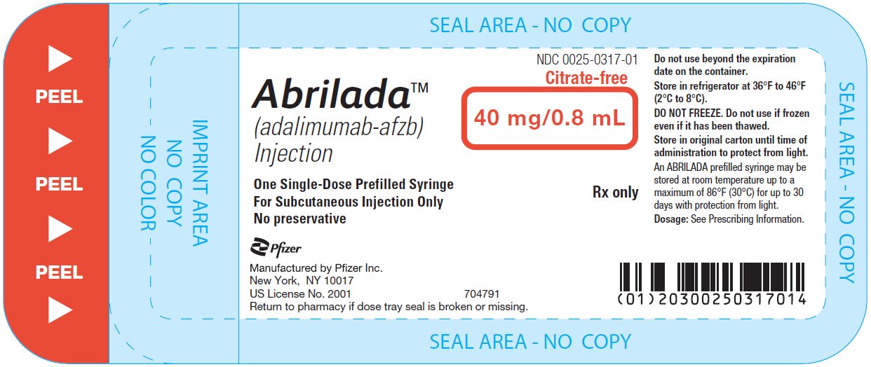 PRINCIPAL DISPLAY PANEL - 0.8 mL Syringe Tray Label