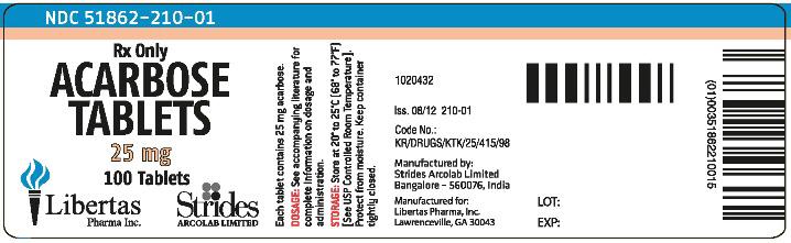 Container label-Acarbose Tablets-25 mg