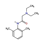 Lidocaine Cheimcal Structure