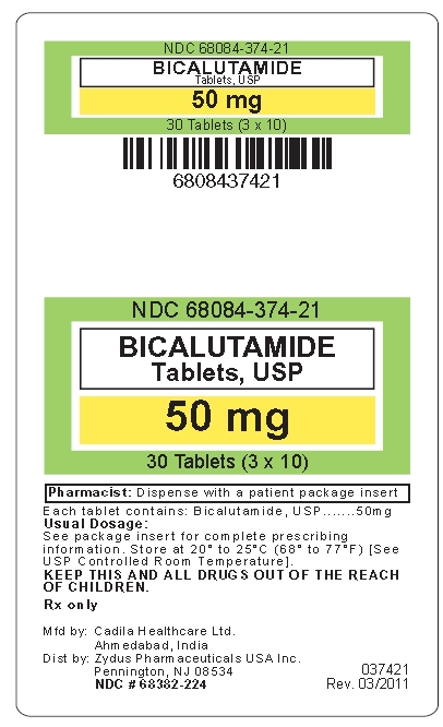 Display Panel for Bicalutamide Tablets, USP - 50 mg 