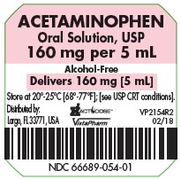 Acetaminophen Oral Solution 160 mg per 5 mL