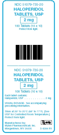 Haloperidol Tabletes, USP 2 mg