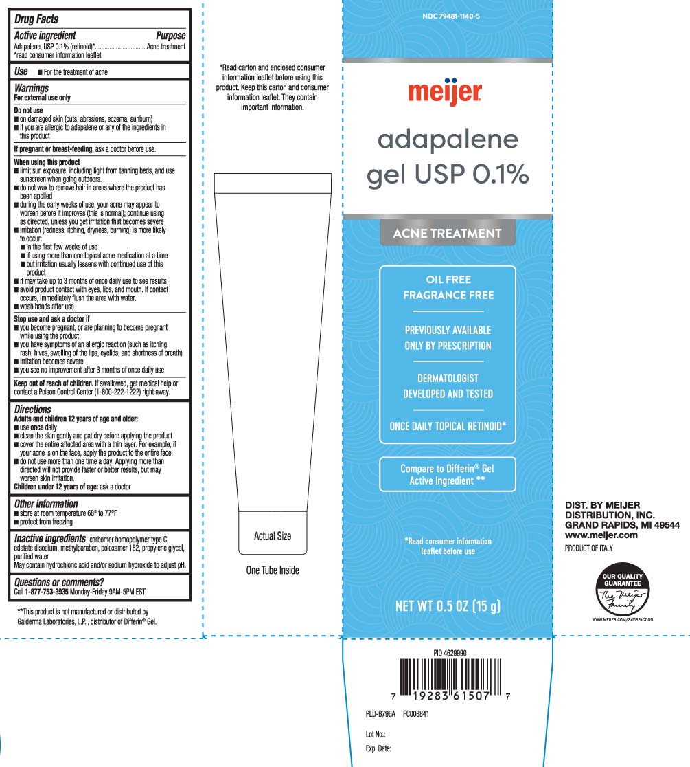 Adapalene, USP 0.1% (retinoid)* *read consumer information leaflet