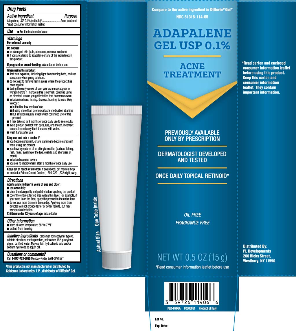 Adapalene, USP 0.1% (retinoid)* *read consumer information leaflet