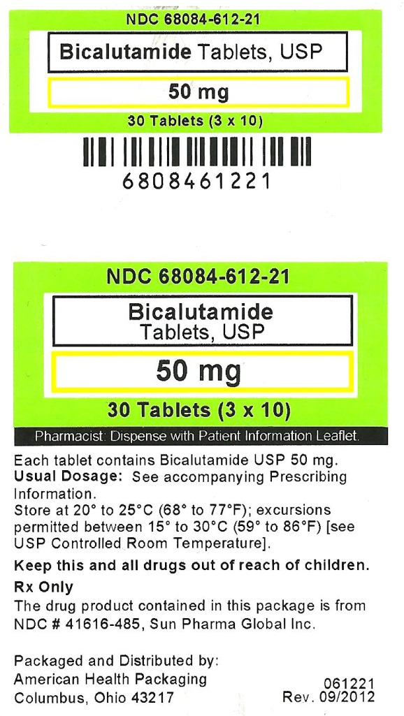 Bicalutamide Tablets, USP 50 mg label