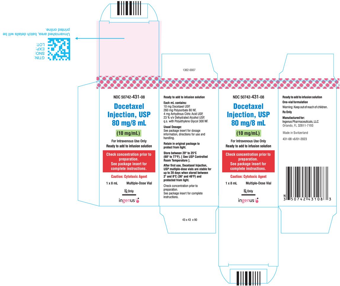 Carton Label - 80 mg/8 mL