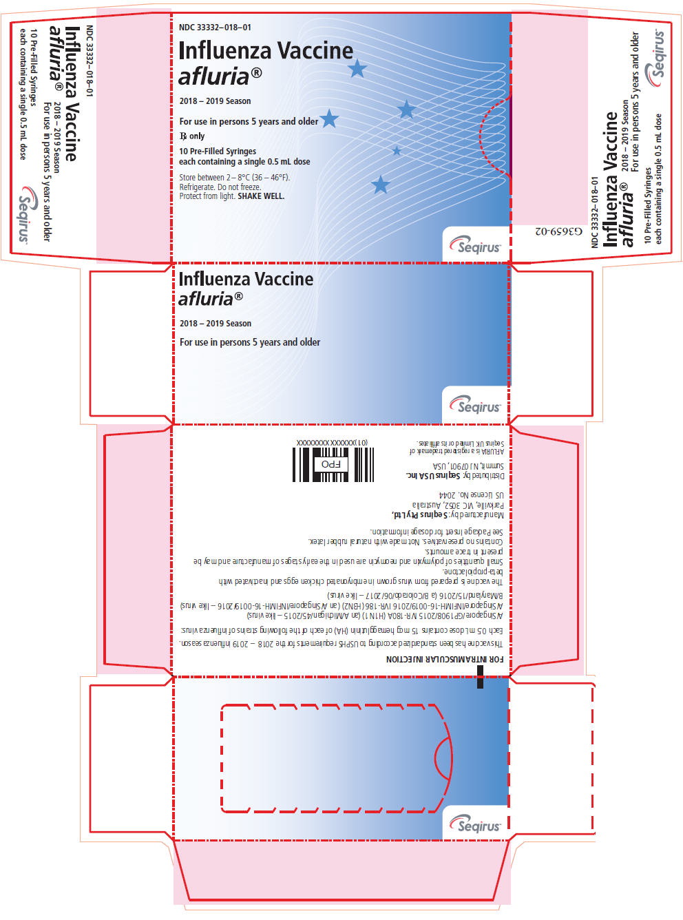Principal Display Panel - 0.5 mL Syringe Carton