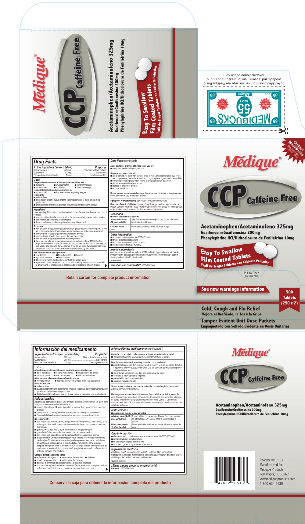 105R Medique CCP Label
