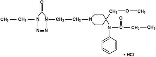 structural formula alfentanil hydrochloride