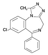 alprazolam-chemical-structure