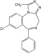 alprazolam-structure