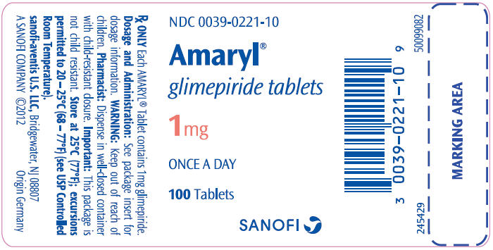 PRINCIPAL DISPLAY PANEL - 1 mg Tablet Bottle Label