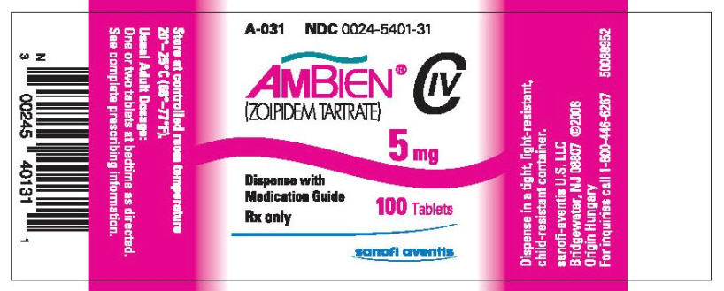 PRINCIPAL DISPLAY PANEL - 5 mg, 100 Tablet Bottle