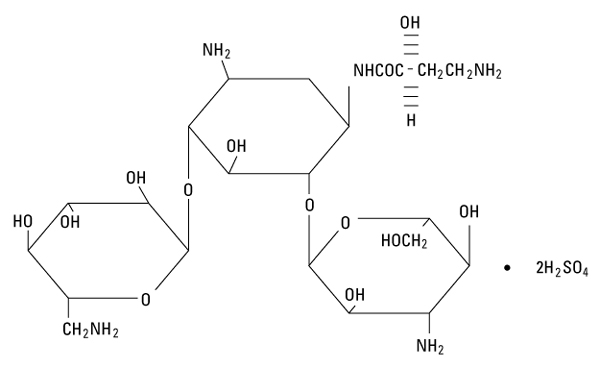 structural formula amikacin sulfate