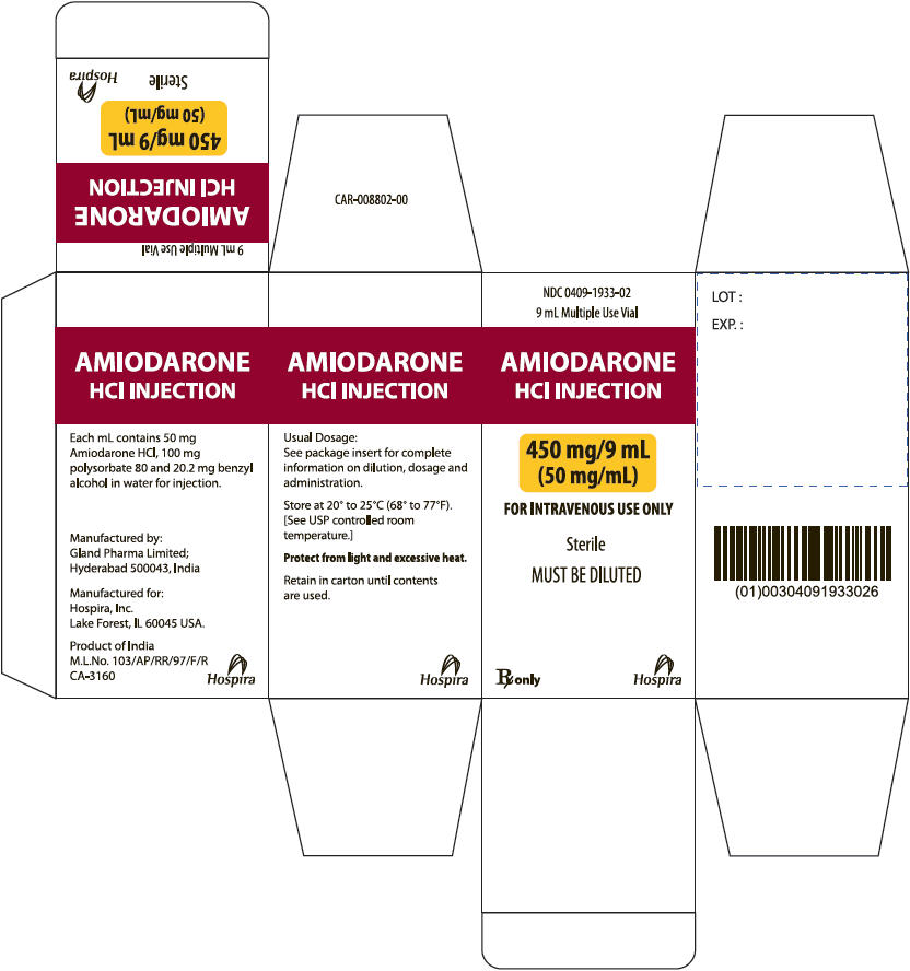 PRINCIPAL DISPLAY PANEL - 450 mg/9 mL Vial Carton