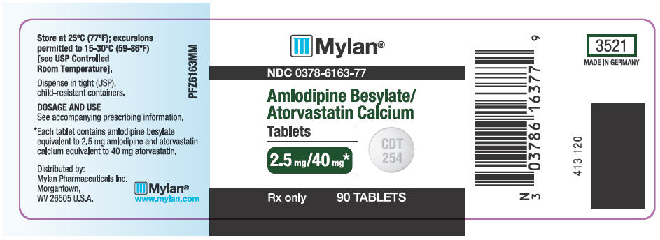 PRINCIPAL DISPLAY PANEL - 2.5 mg/20 mg Tablet Label