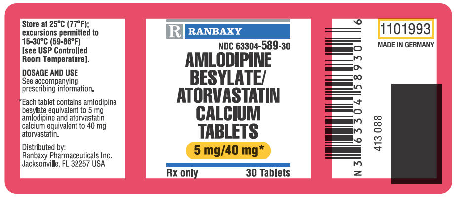 PRINCIPAL DISPLAY PANEL - 5 mg/40 mg Tablet Label