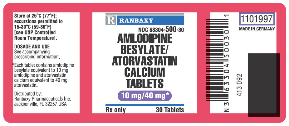 PRINCIPAL DISPLAY PANEL - 10 mg/40 mg Tablet Label