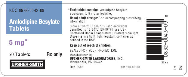 PRINCIPAL DISPLAY PANEL - 5 mg 90 Tablet Bottle