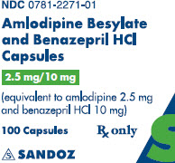 PRINCIPAL DISPLAY PANEL -  Package Label – 2.5 mg/ 10 mg
